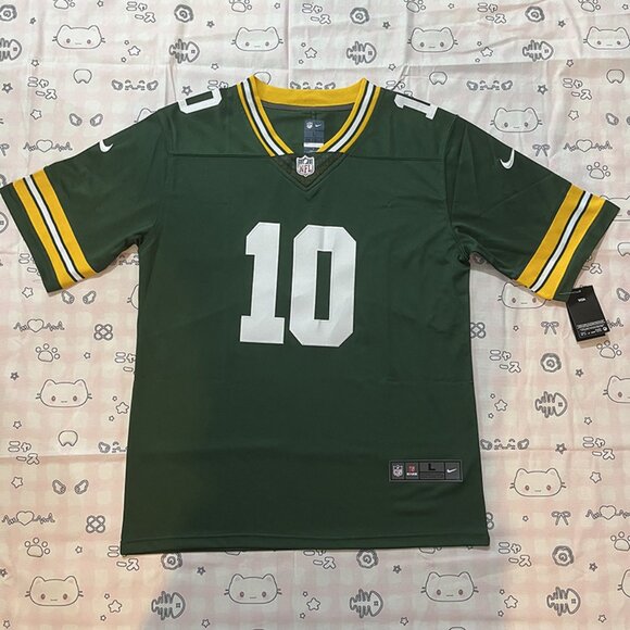 NFL Jordan Love Green Bay Packers Nike Green Jersey #10 - Picture 1 of 6